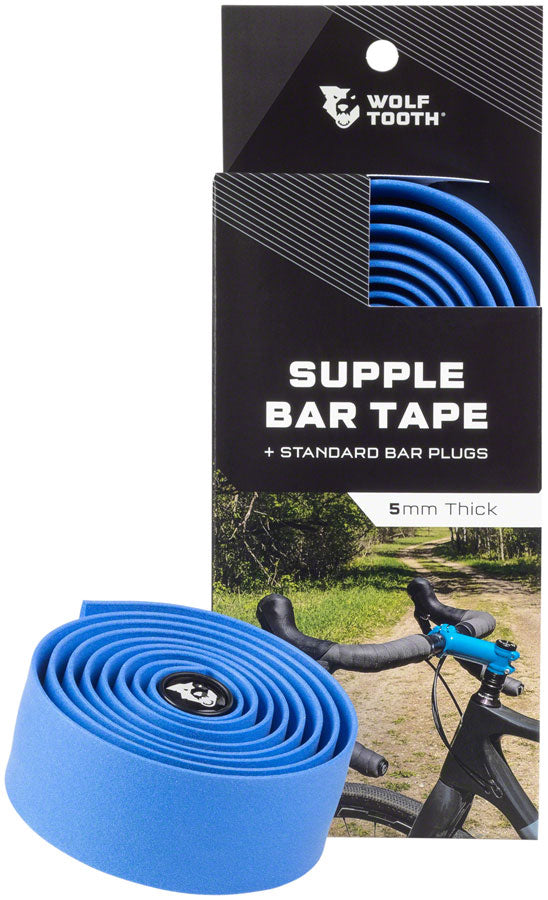 Wolf Tooth Supple Bar Tape - Blue Bar Tape Wolf Tooth