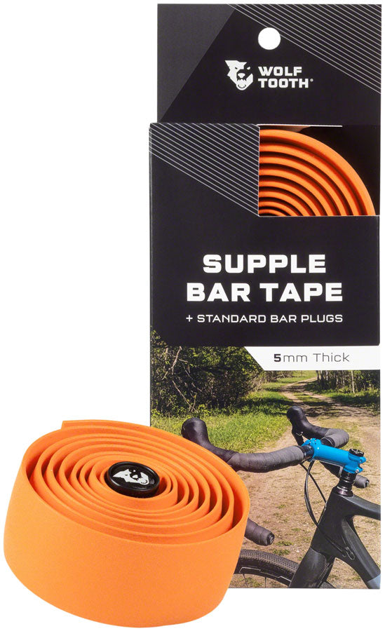 Wolf Tooth Supple Bar Tape - Orange Bar Tape Wolf Tooth
