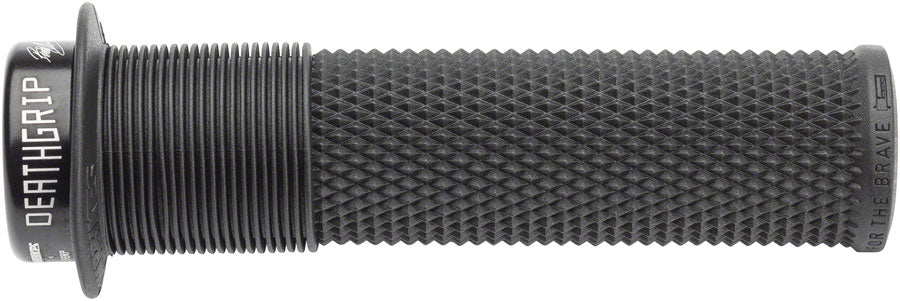 DMR DeathGrip Flanged Grips - Thick Lock-On Black Grips DMR