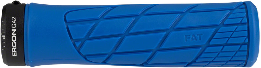 Ergon GA2 Fat Grips - Midsummer Blue Lock-On Grips Ergon