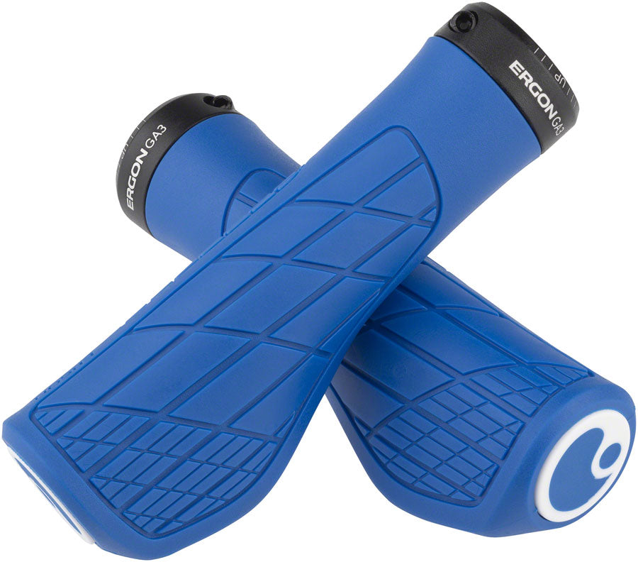 Ergon GA3 Grips Midsummer Blue Lock-On Large HT2288