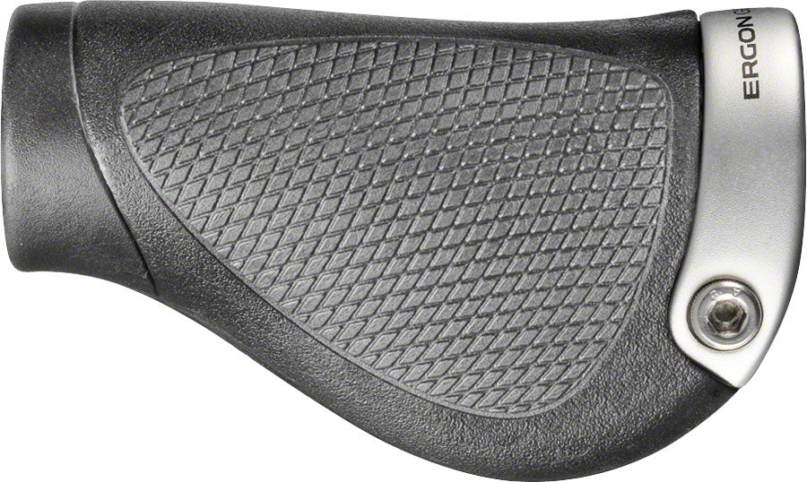 Ergon GP1 Grips - Lock-On Twistshift Large Black/Gray Grips Ergon