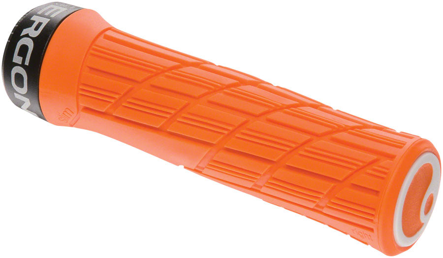 Ergon GE1 Evo Slim Grips - Juicy Orange Lock-On Grips Ergon