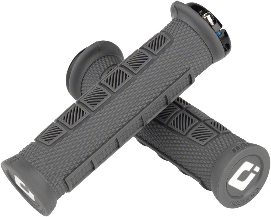 ODI Elite Pro Grips - Graphite Black Lock-On Grips ODI