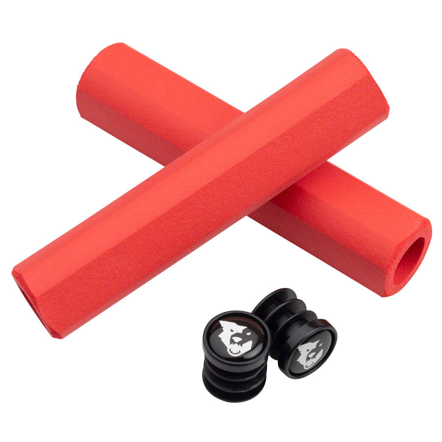 Wolf Tooth Karv Cam Grips - Red Grips Wolf Tooth