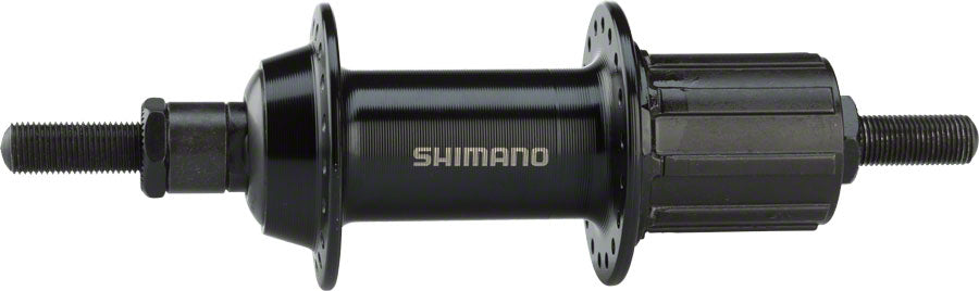 Shimano FH-TX500 Rear Hub - Threaded x 135mm Rim Brake HG10 Black 36H Rear Hub Shimano