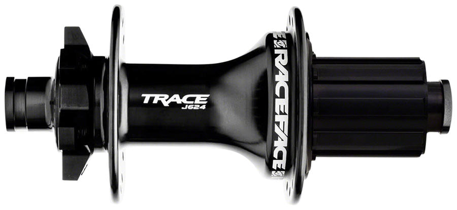 RaceFace Trace J-Bend 624 Rear Hub - 12 x 148mm 6-Bolt HG 11 MTN Black 32H Rear Hub Race Face