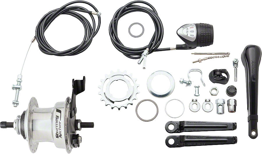 Sturmey Archer S30 X-RD3 3-Speed Drum Brake Hub Internally Geared Hubs / Shifters / Parts Sturmey Archer