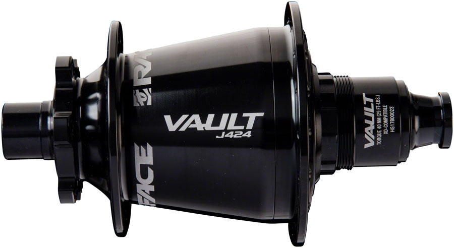 RaceFace Vault J-Bend 424 Rear Hub - 12 x 148mm 6-Bolt XD Black 32H Rear Hub Race Face