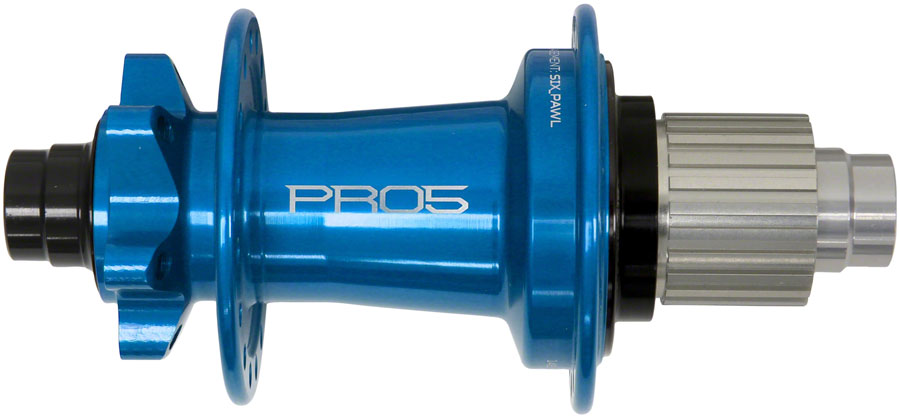 Hope Pro 5 Rear Hub - 12 x 148mm 6-Bolt Micro Spline Blue 28H Rear Hub Hope