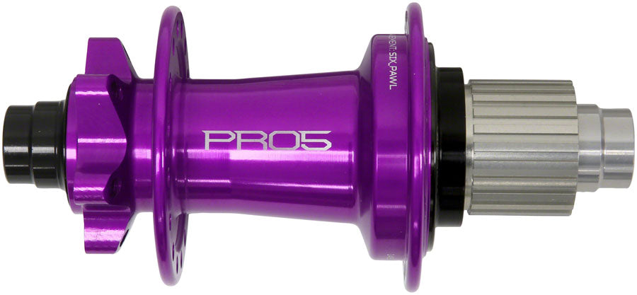 Hope Pro 5 Rear Hub - 12 x 148mm 6-Bolt Micro Spline Purple 28H Rear Hub Hope