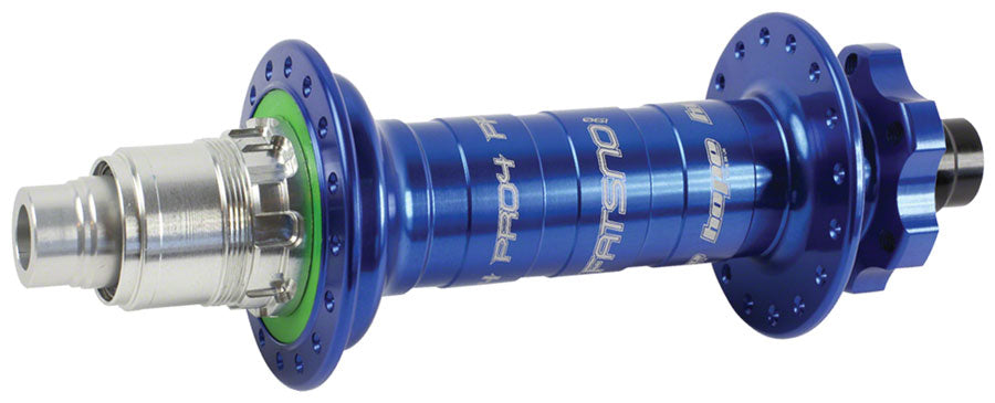 Hope Fatsno Pro 4 Rear Hub - 12 x 197mm 6-Bolt XD Blue 32H Rear Hub Hope