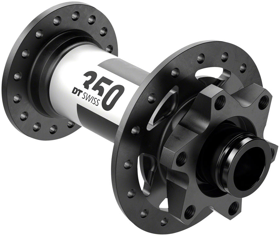 DT Swiss 350 Front Hub - 15 x 110mm 6-Bolt Black 28H Front Hub DT Swiss