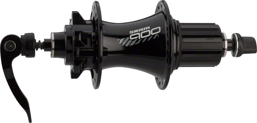 SRAM 900 Rear Hub - QR x 135mm/12 x 142mm 6-Bolt HG 11 Road Black 32H Rear Hub SRAM