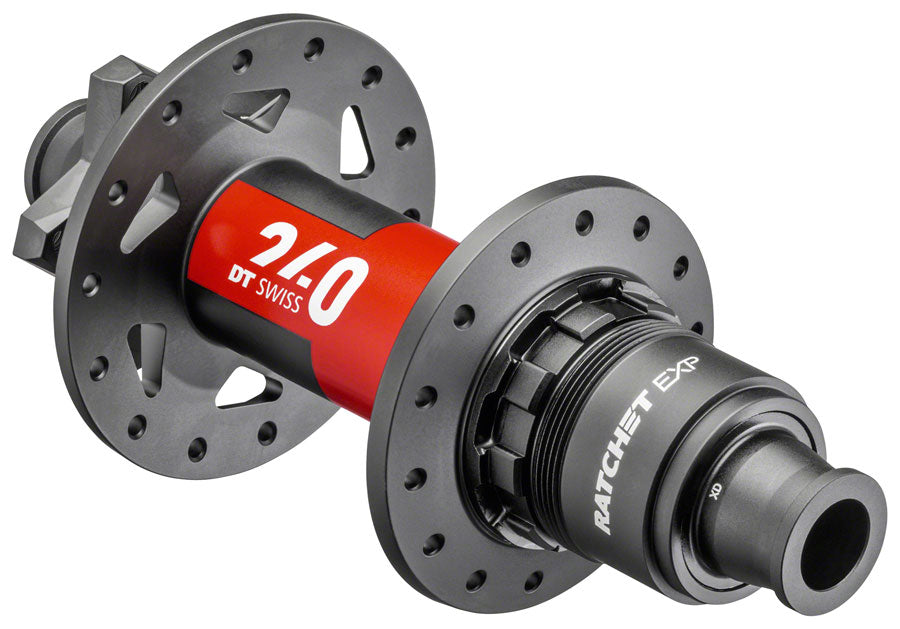 DT Swiss 240 EXP Rear Hub - 12 x 157mm 6-Bolt XD Black/Red 32H 36pt Rear Hub DT Swiss