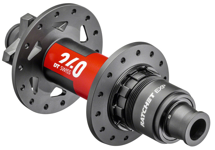 DT Swiss 240 EXP Rear Hub - 12 x 148mm 6-Bolt XD Black/Red 32H 36pt Rear Hub DT Swiss