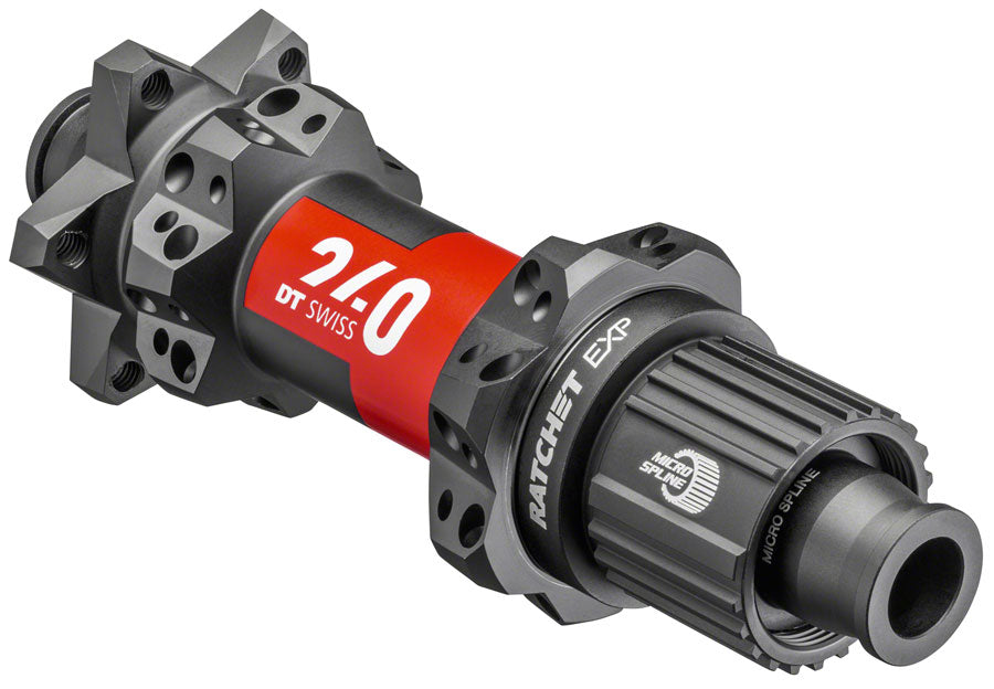 DT Swiss 240 EXP Rear Hub - 12 x 148mm 6-Bolt Micro Spline BLK/Red