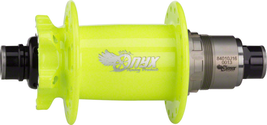 Onyx MTB Rear Hub - 12 x 148mm 6-Bolt XD Flourescent Yellow 32H Rear Hub ONYX Racing Products