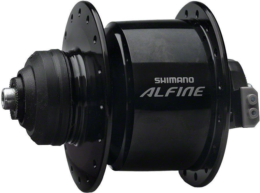 Shimano Alfine DH-S501 Dynamo Front Hub - QR x 100mm Center-Lock Black 32h Front Hub Shimano