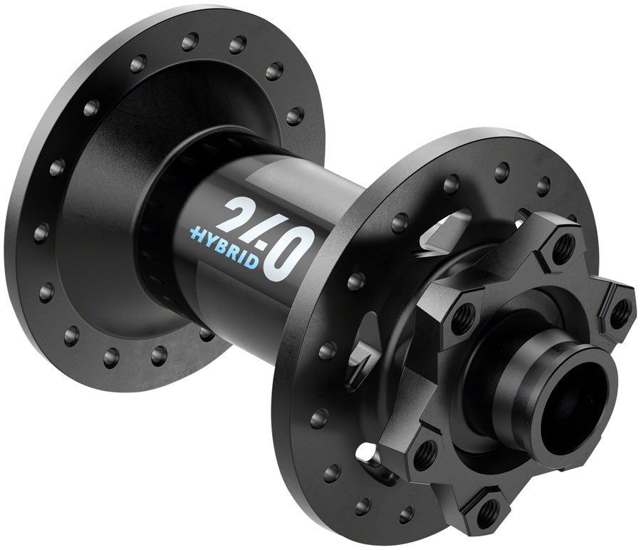 DT Swiss 240 Hybrid Front Hub - 15 x 110mm 6-Bolt Black 32H Front Hub DT Swiss