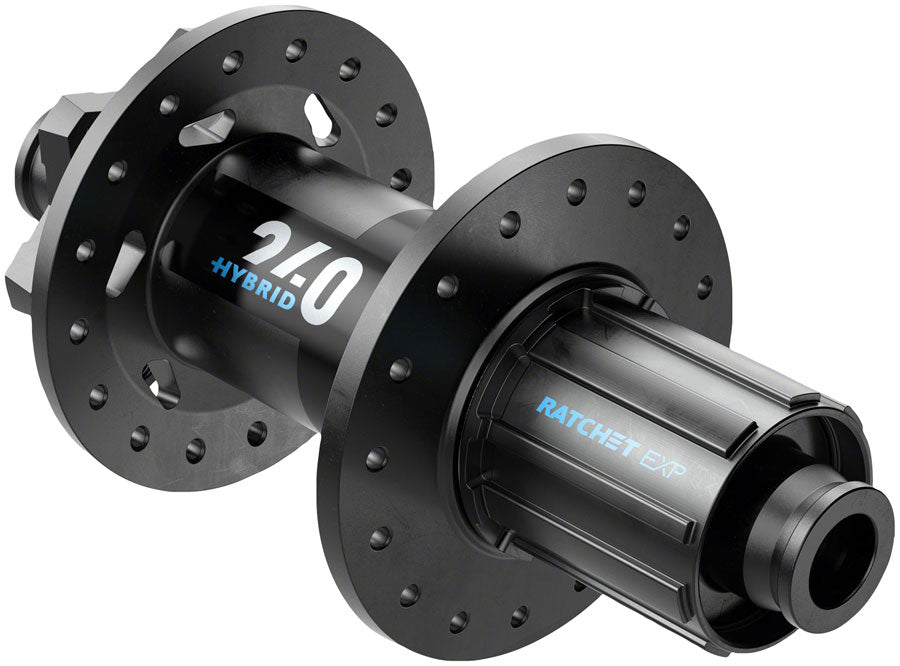 DT Swiss 240 Hybrid Rear Hub - 12 x 148mm 6-Bolt HG 11 MTN Black 32H 30pt Rear Hub DT Swiss