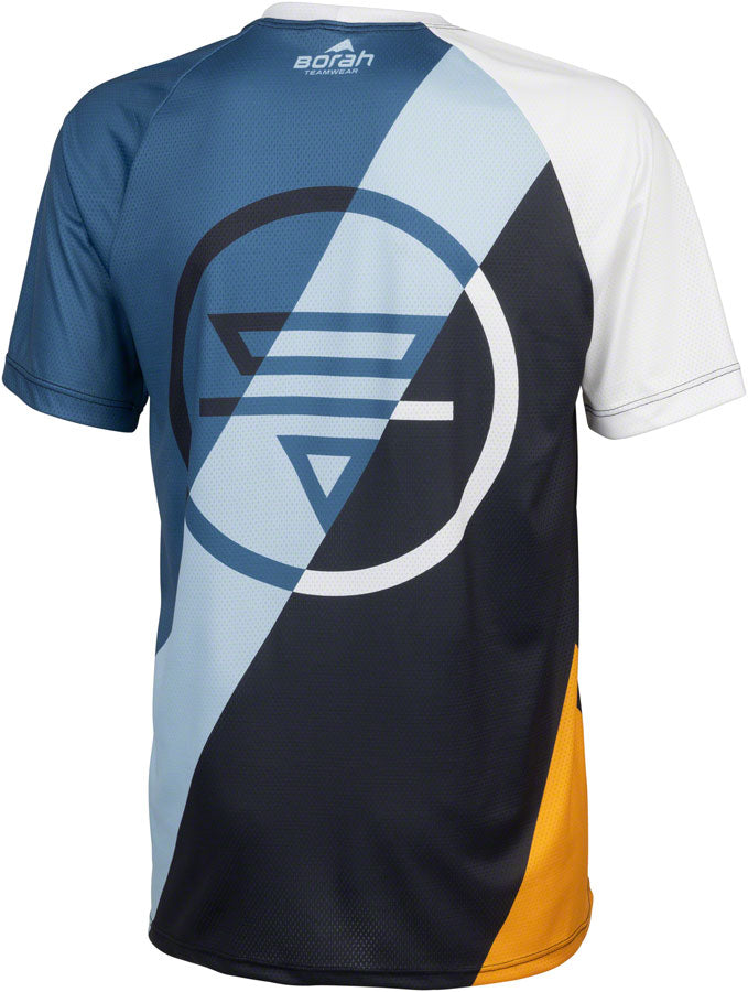 Teravail Waypoint Mens MTB Jersey - White Blue Lite Blue Black Gold X-Large Jerseys Teravail