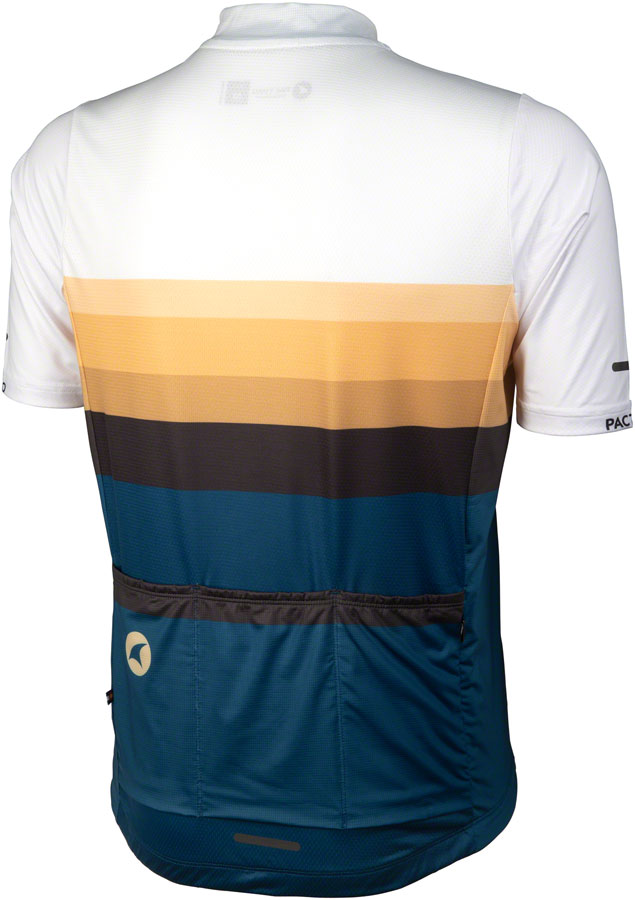 Salsa Latitude Mens Jersey - White Navy Blue Black w/ Stripes Large Jerseys Salsa
