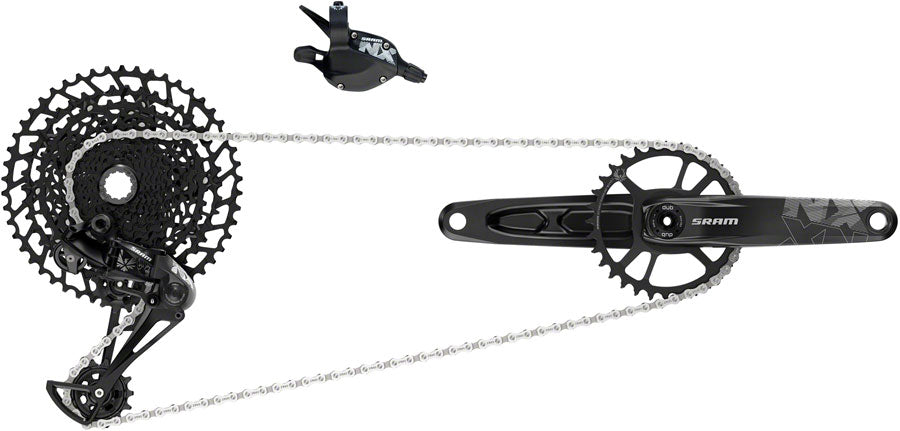 SRAM NX Eagle Groupset 175mm 32 Tooth DUB Crank Rear Derailleur 11-50 12-Speed Cassette Trigger Shifter Chain Group Kits SRAM