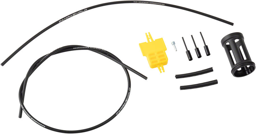 Campagnolo Super Record Ergopower Hydraulic Brake/Shift Lever Disc Caliper - Right/Rear 12-Speed 140mm Flat Mount Caliper BLK Hydraulic Brake/Shift Lever Drop Bar Campagnolo