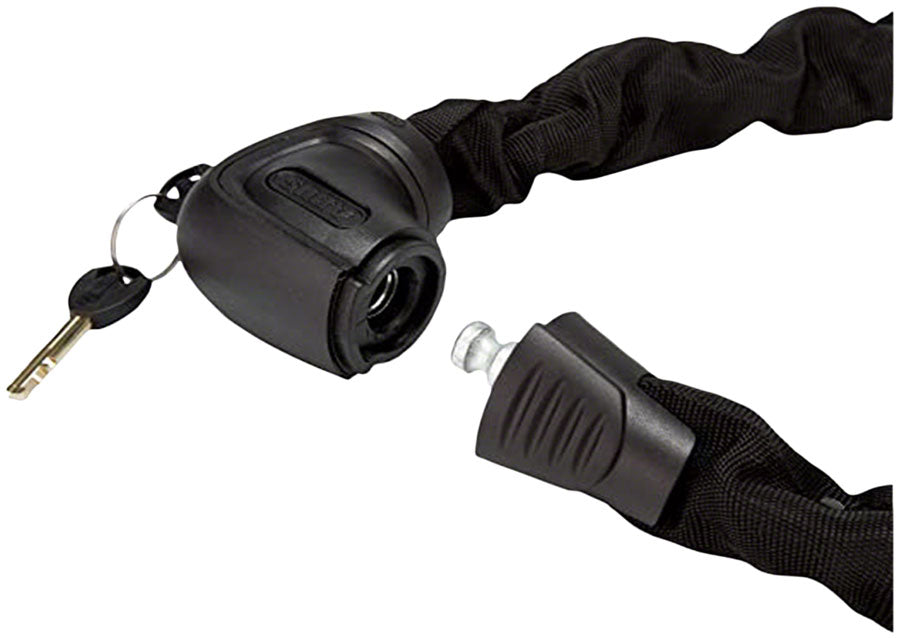 Abus 9809K/85 Steel-O-Chain Key Lock - Black Chain Locks Abus