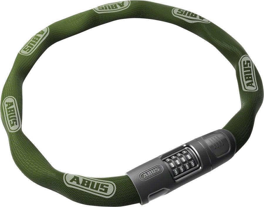 Abus 8808C Chain Lock - Combination 2.8 8mm Square Green Chain Locks Abus