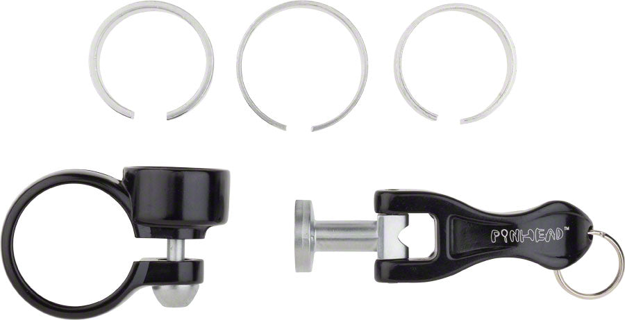Pinhead Seat Collar Locking Seatpost Clamp: Universal Wheel/Frame Lock Pinhead