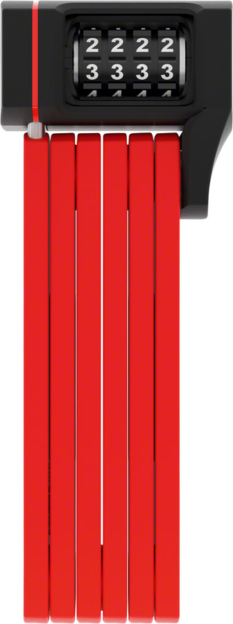 Abus BORDO 5700c Combination Folding Lock - 80cm Red Folding Locks Abus