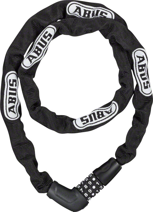ABUS Steel-O-Chain 5805C Combination Lock: 110/5mm Black Chain Locks Abus