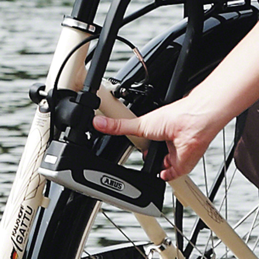 ABUS EaZyKF Round Lock Bracket Diameter Of 28-36mm Black Bracket/Accessory Abus