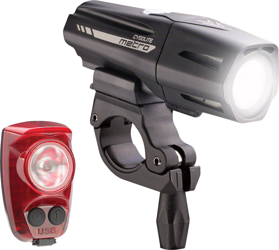 Cygolite Metro Plus 800 Headlight and HotShot Pro 150 Taillight Set Lights CygoLite