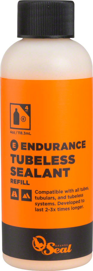 Orange Seal Endurance Tubeless Tire Sealant Refill - 4oz Tubeless Sealants Orange Seal