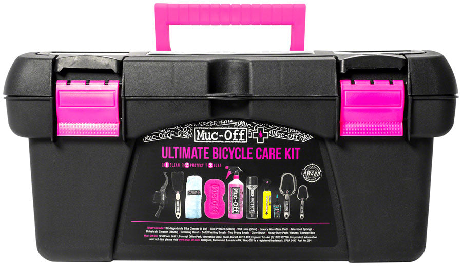 Muc-Off Ultimate Bicycle Cleaning Kit: Toolbox with 10 Pieces Degreaser / Cleaner Muc-Off