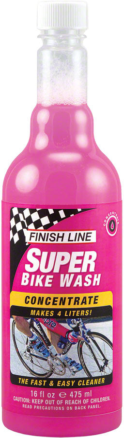 Finish Line Super Bike Wash Cleaner Concentrate 16oz (Makes 1 Gallon) Degreaser / Cleaner Finish Line