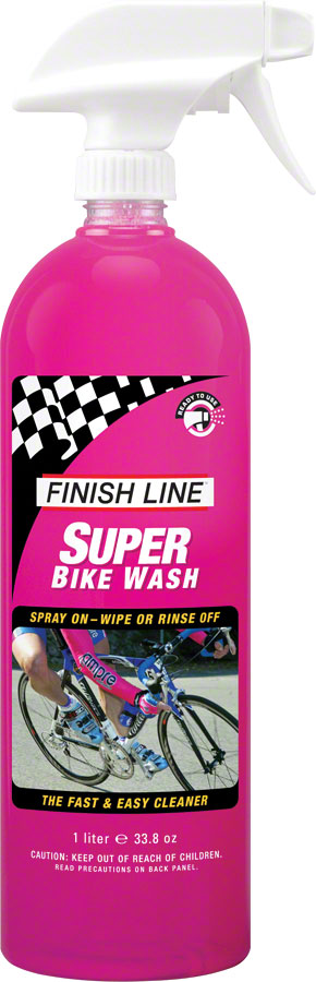 Finish Line Super Bike Wash Cleaner 34 oz Hand Spray Bottle Degreaser / Cleaner Finish Line