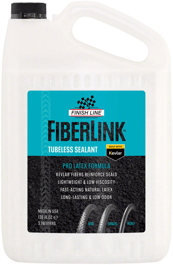Finish Line FiberLink Tubeless Tire Sealant - 1 Gallon Tubeless Sealants Finish Line