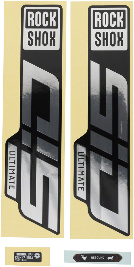 Rockshox Fork Decal Kit SID Ultimate Gloss Rainbow Foil/High Gloss BLK