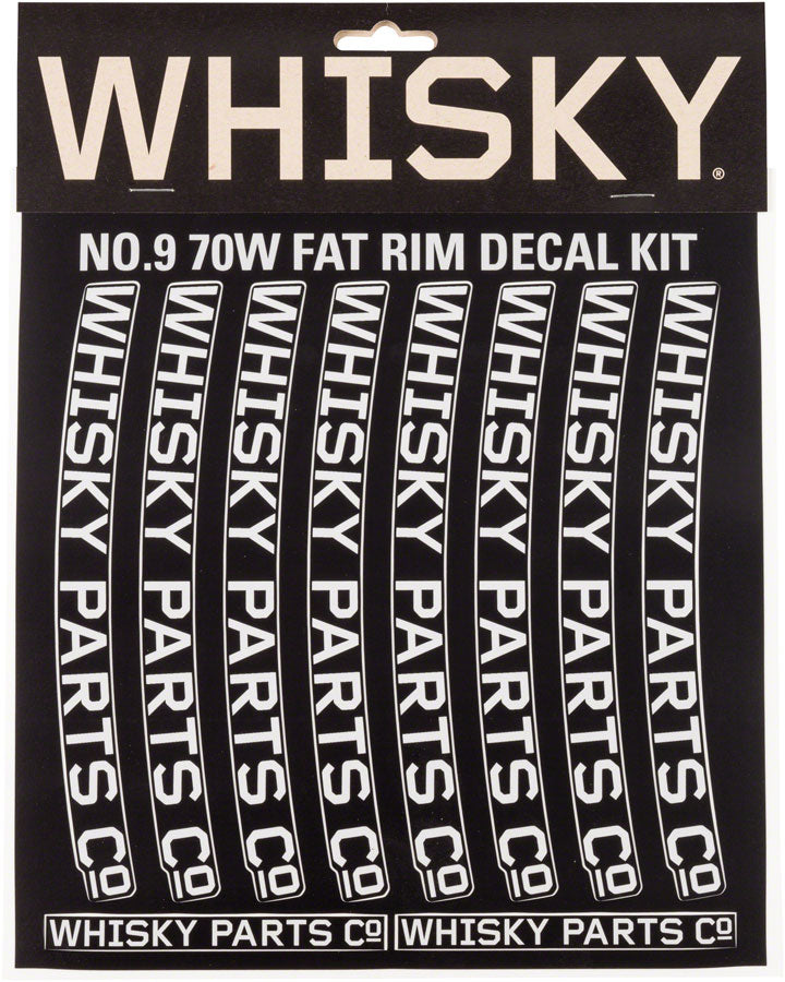 WHISKY 70w Rim Decal Kit for 2 Rims Light Gray Rim Part Whisky Parts Co.