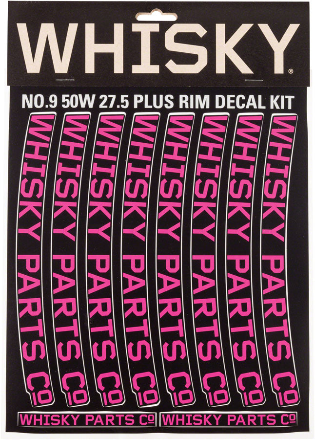 WHISKY 50w Rim Decal Kit for 2 Rims Magenta Rim Part Whisky Parts Co.