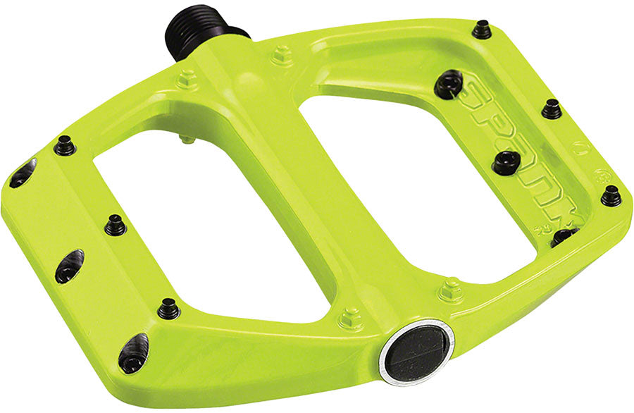 Spank Spoon DC Pedals - Platform Aluminum 9/16" Lime Green Pedals Spank