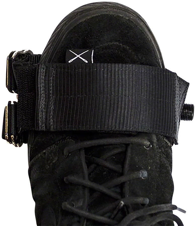 Restrap Horizontal Toe Straps - Black Toe Clip & Strap Restrap