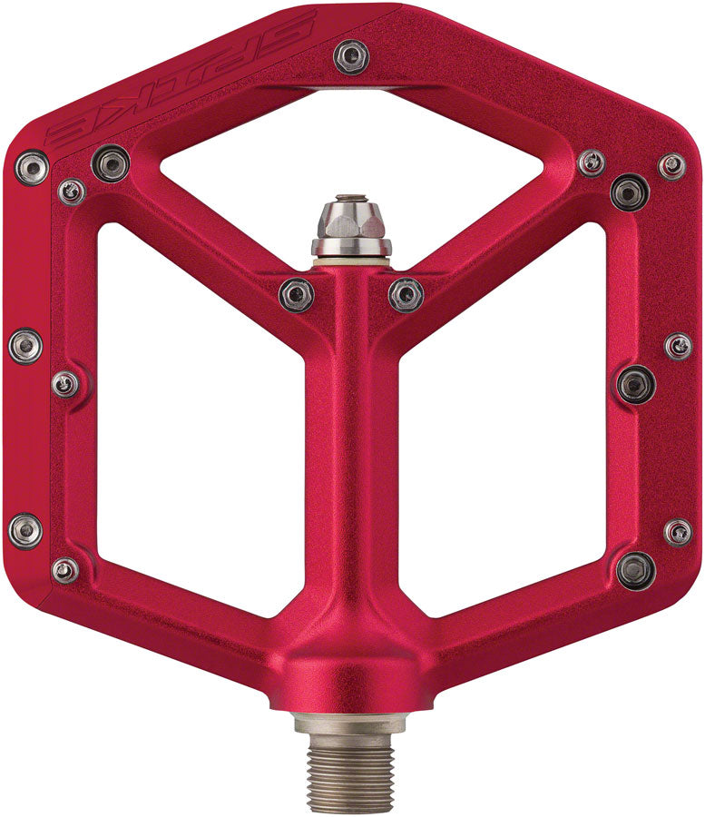 Spank Spike Pedals - Platform Aluminum 9/16" Red Pedals Spank