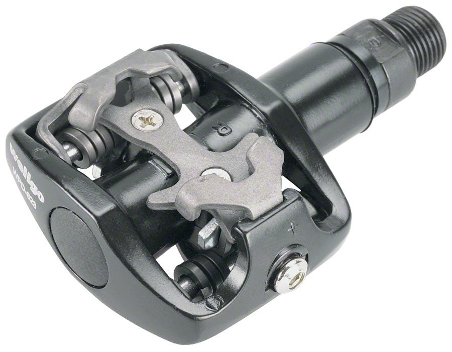 Wellgo WPD-823 Pedals - Dual Sided Clipless Aluminum 9/16" Black Pedals Wellgo