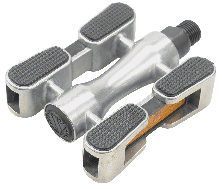 Dimension Cruiser Pedals - Platform Aluminum 9/16" Silver/Black Pedals Dimension