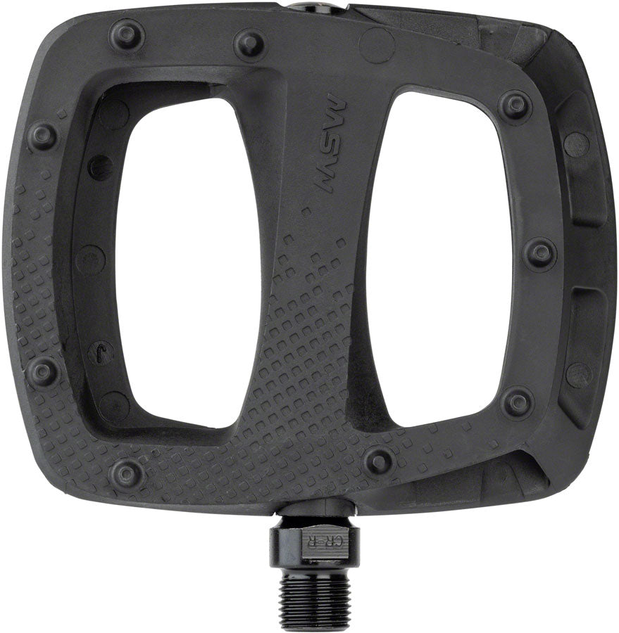 MSW Thump Pedals - Platform Composite 9/16" Black Pedals MSW